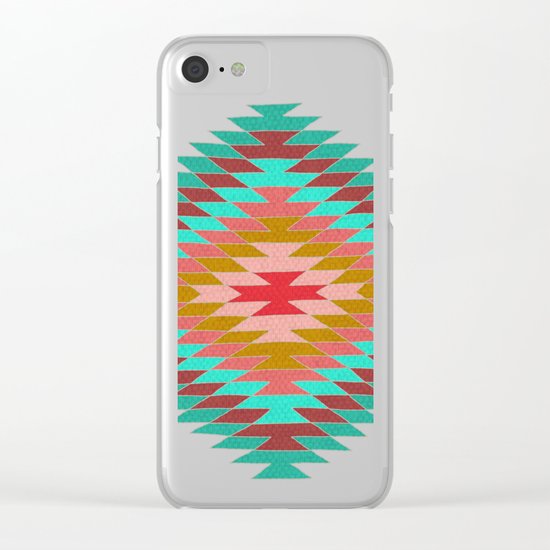 FIESTA (teal) Clear iPhone Case