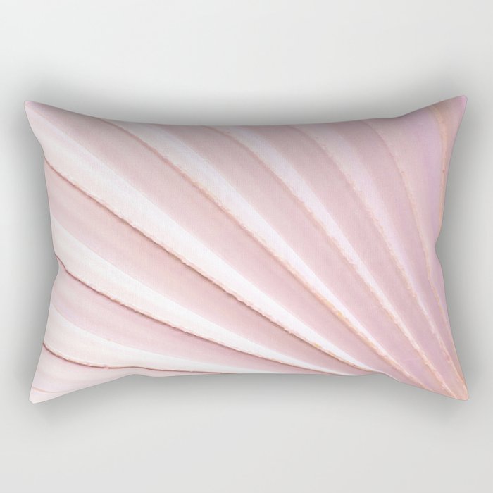 Fan palm - pink Rectangular Pillow