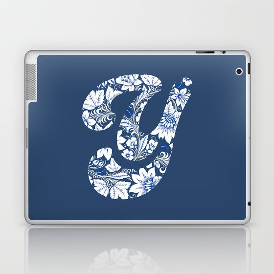 Chinese Element Blue - Y Laptop & iPad Skin