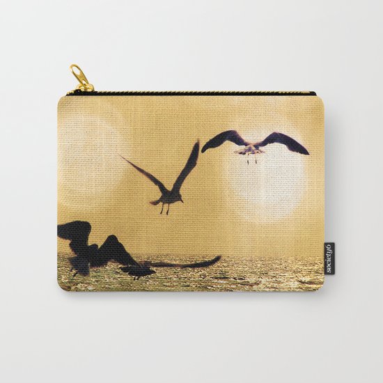 Touch the Golden Heavens Carry-All Pouch