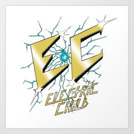 Electric Child Logo Art Print