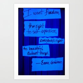 Emma Goldman Art Print