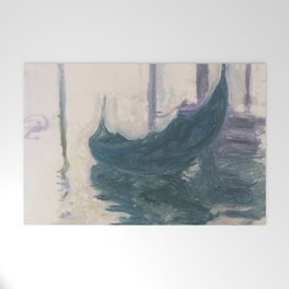 Claude Monet - Gondola in Venice Welcome Mat