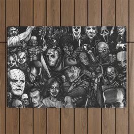 Classic Horror Movies Outdoor Rug