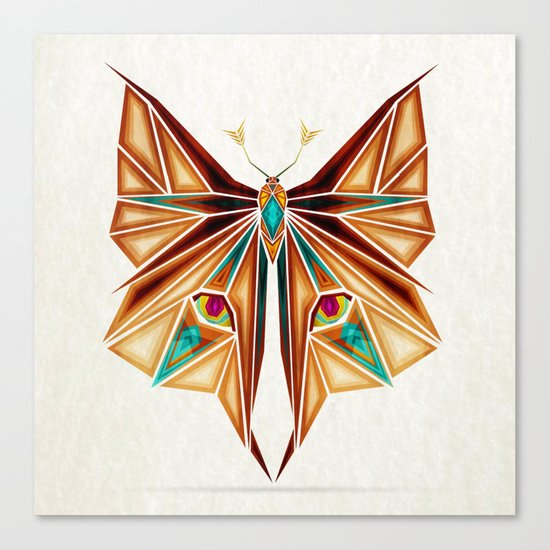 fox or butterfly? Canvas Print