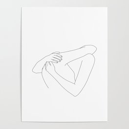 Embrace illustration - Kiera Poster