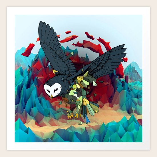 OWL X Art Print