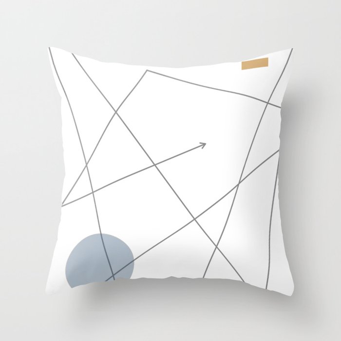 MidCentury Modern Comp_014 Throw Pillow