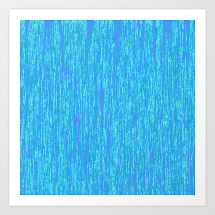 Beautiful Blue Abstract Pattern Art Print