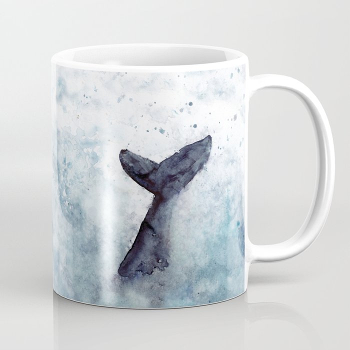 Whale of a Tale, Ocean Splashing Whale Tail Coffee Mug