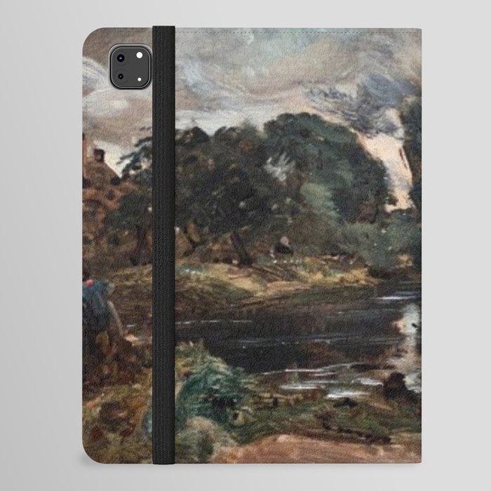 Lake and trees by John Constable iPad Folio Case