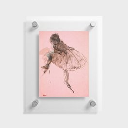 Edgar Degas - Study of a ballet dancer (new color editing) Floating Acrylic Print