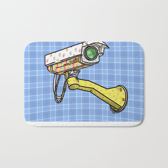 Security Camera Bath Mat