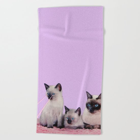 Distracted Beach Towel