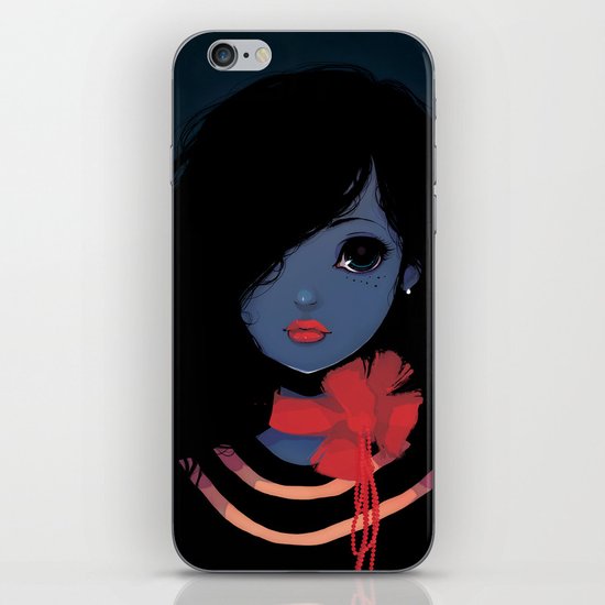Blue. iPhone & iPod Skin