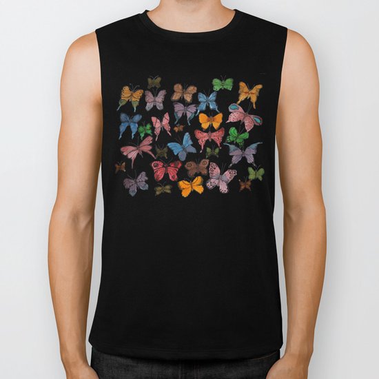 Lepidoptera Biker Tank
