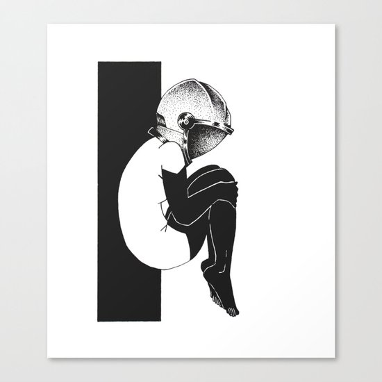 astrogirl Canvas Print