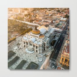 Mexico Photography - Historical Building In Mexico City Metal Print | Usa, Mexico, Love, Mexican, Musica, Photo, Monterrey, Mexicocity, Nature, Travel 