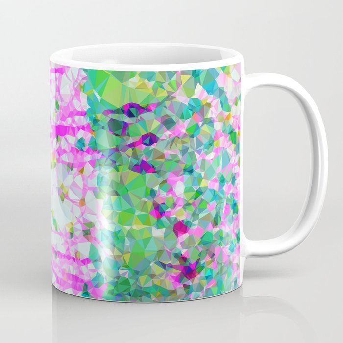 Brain Cells Low Poly Geometric Triangle Art Coffee Mug