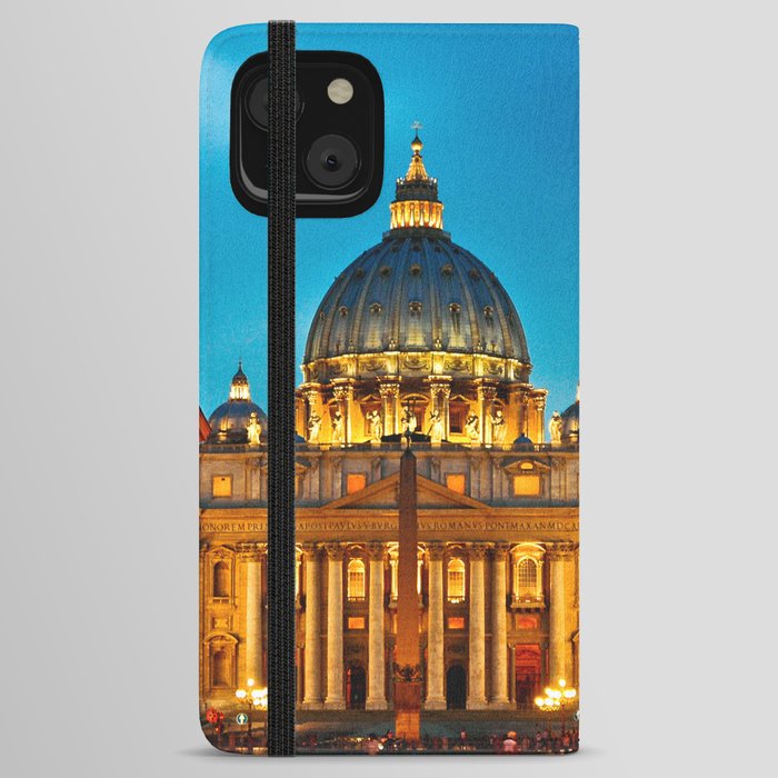 San Peter's Basilica in Rome  iPhone Wallet Case