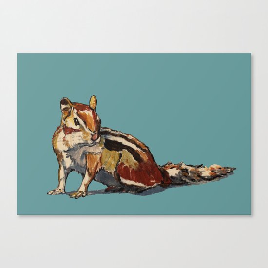 Chipmunk For You Canvas Print