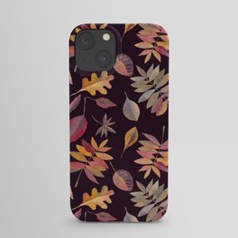 Autumn Fall - Aubergine iPhone Case