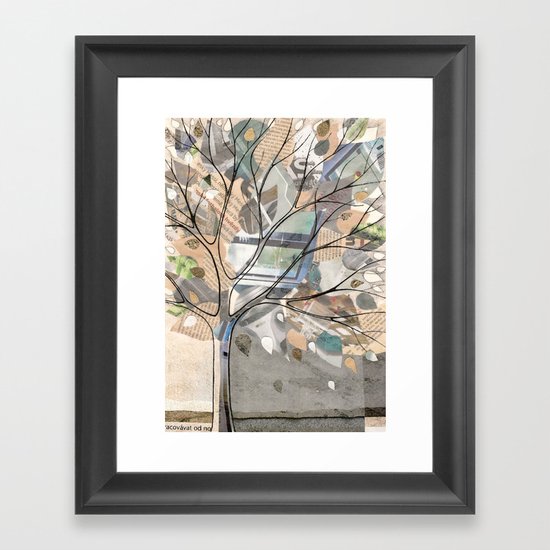 City Tree Framed Art Print