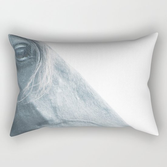 Horse head - fine art print n° 2 Rectangular Pillow
