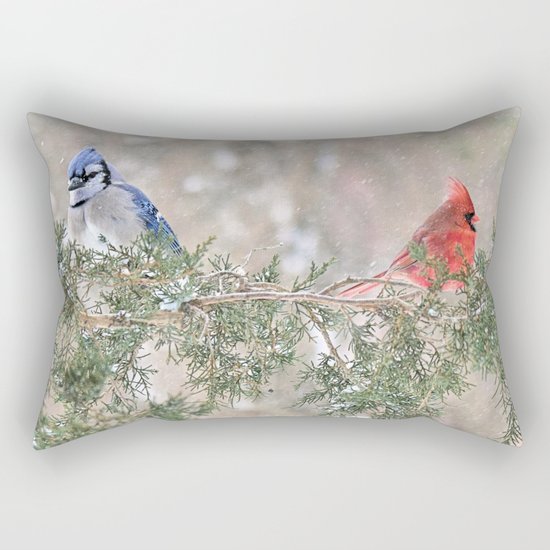 You Stay on Your Side and... Rectangular Pillow