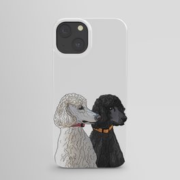 Pair of Poodles iPhone Case