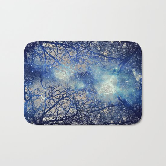 Winter Wood Bath Mat