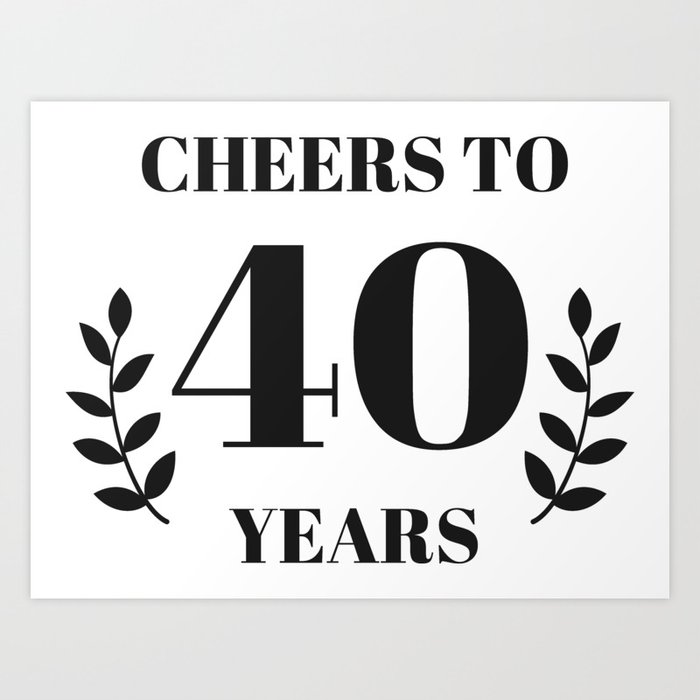 40th birthday sign outlet ideas