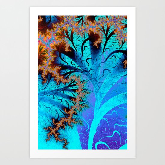 Frozen Forest Art Print