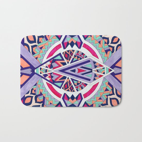 Abstract Journey II Bath Mat