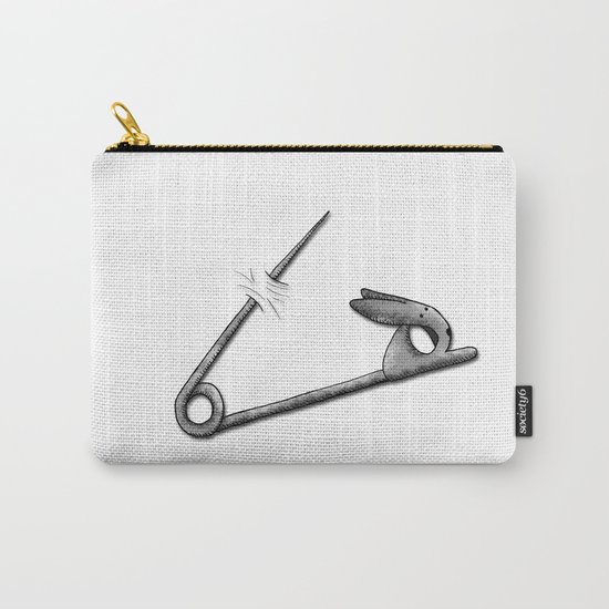 rabbit pin Carry-All Pouch