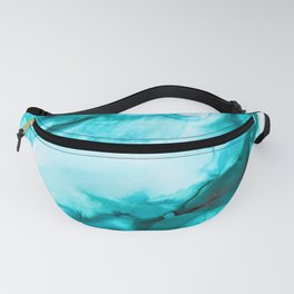 Turquoise Ink Fanny Pack