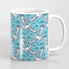 The Hawk's Flight_ Light cerulean Coffee Mug