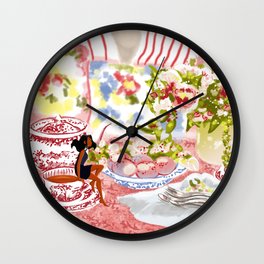 Tea time Wall Clock