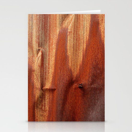 Orange Waves Stationery Cards