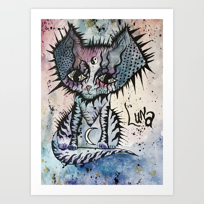 Luna Art Print