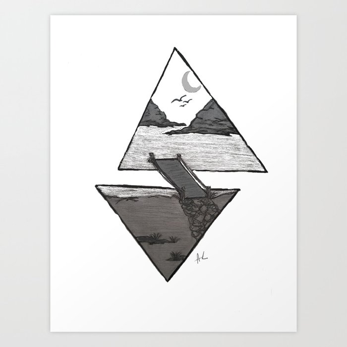 Connected Art Print