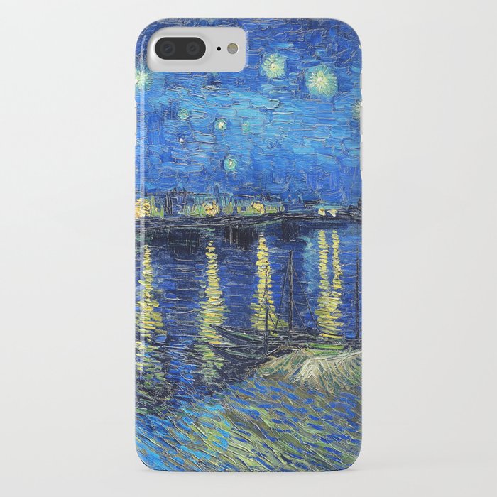 starry night over the rhone by vincent van gogh iphone case