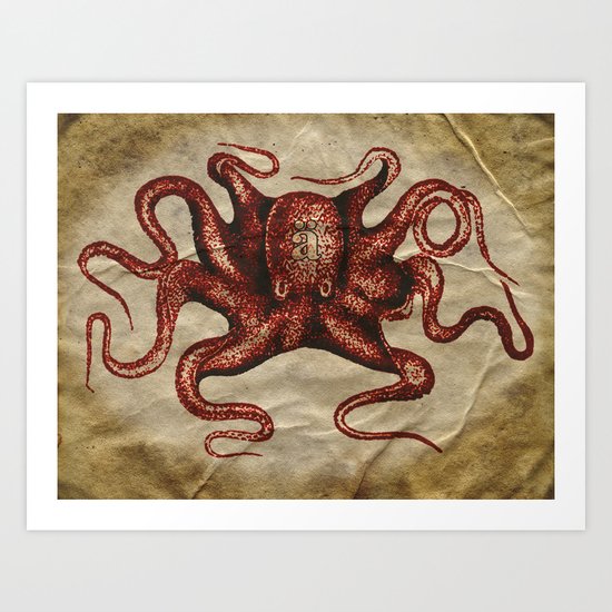 ä Octopus Art Print