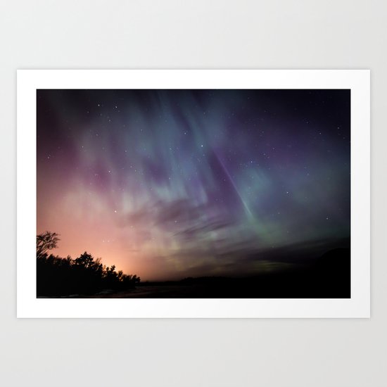 falling stars Art Print