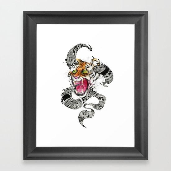 RAWR Framed Art Print