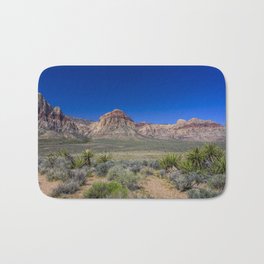 8841 - Spring in Red Rock Canyon Natn'l Conservation Area, Nevada Bath Mat | Conservation Area, Desert Blooms, Wildflowers, Desertsouthwest, Nature, Desert, Lasvegas, Nevada, Red Rock Canyon, Desert Blossoms 