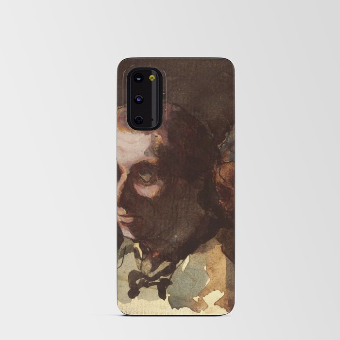Honoré Daumier "Trois spectateurs (Three spectators)" Android Card Case