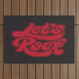 Lets Rock Outdoor Rug