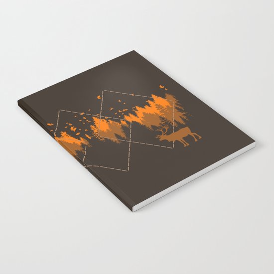 Tradicional Nature Pattern Notebook