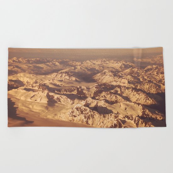 Somewhere Over Alaska Beach Towel